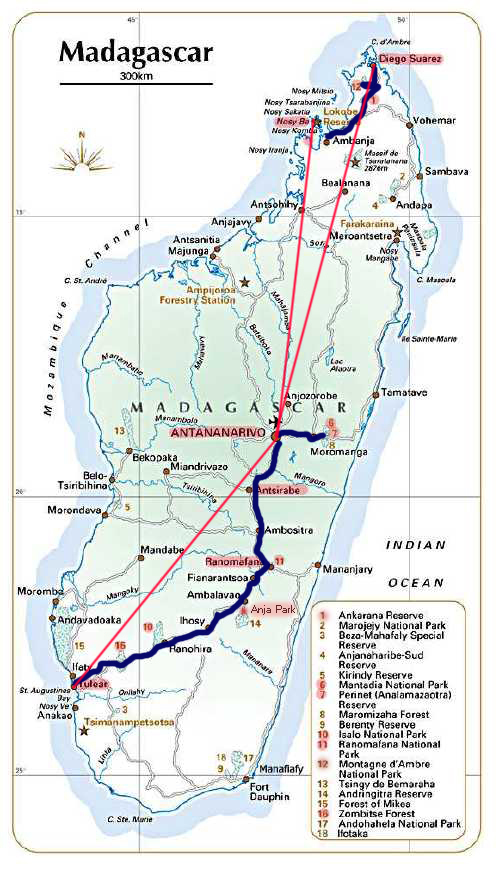 Madagascar Map